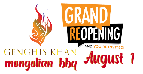 SCV Restaurants | Re-Opens Aug 1, 2020 | Genghis Khan Mongolian BBQ