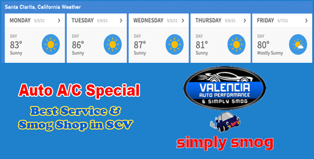 Auto A/C Special in Santa Clarita | Valencia Auto Performance