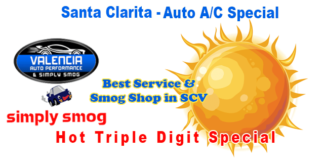A/C Challenged? Summer Deal at Valencia Auto Performance