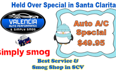 Extremely Popular Auto A/C Special | Valencia Auto Performance