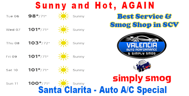 Auto A/C check up by the Pros | Save $50.00 | Hot Hot Hot