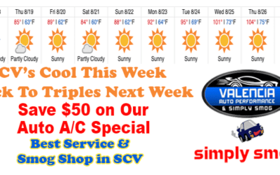 Save $50 on Our Auto A/C System Check | Valencia Auto Performance