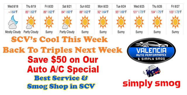 Save $50 on Our Auto A/C System Check | Valencia Auto Performance