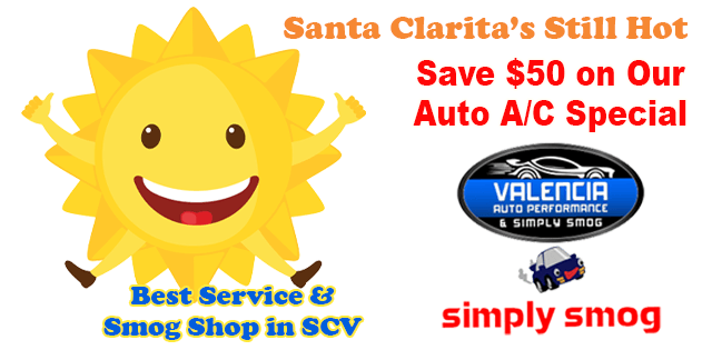 Valencia Auto Performance | Auto A/C System Check – Save $50