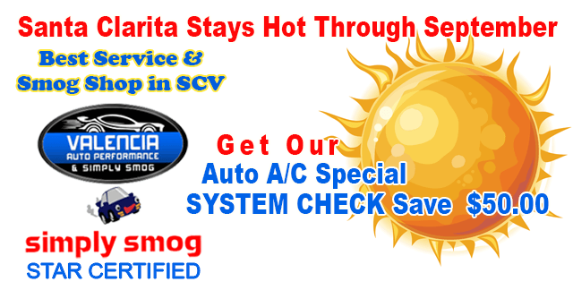 Auto A/C System Check – Save $50 | Valencia Auto Performance