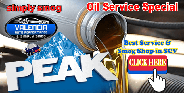 Valencia Auto Performance Peak Performance Oil Special