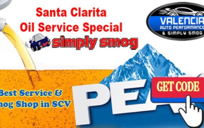 SCV OIL CHANGE SPECIAL | Valencia Auto Performance