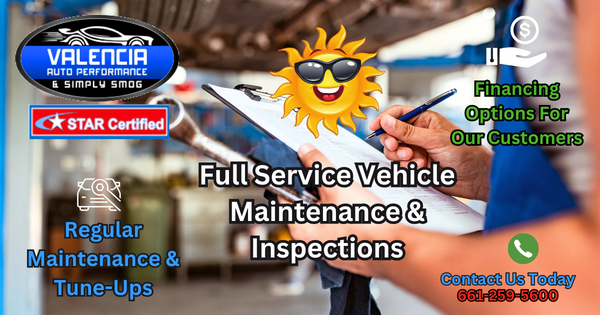 Full Service Vehicle Maintenance & Inspections SCV