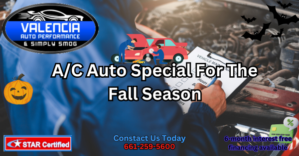 A/C Auto Special This Fall SCV