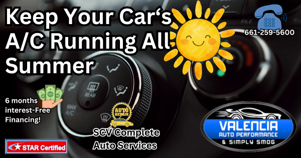 Is Your Car’s A/C Running Properly? – Valencia Auto Performance And Simply Smog
